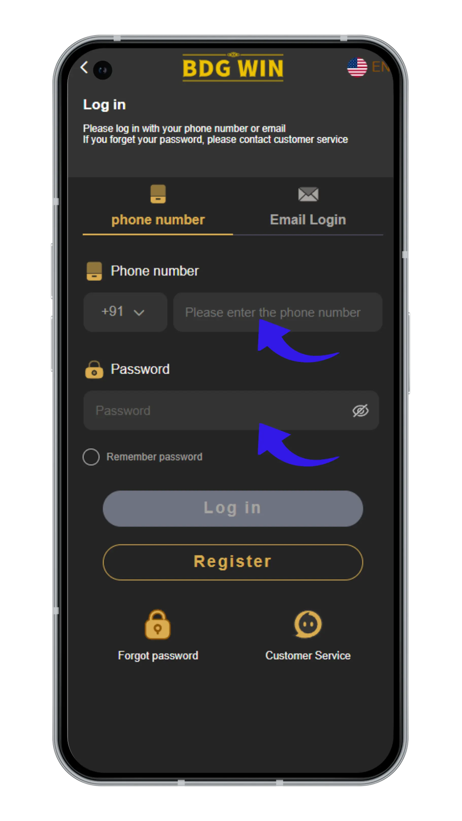 Step 1: Log in to Your Account.