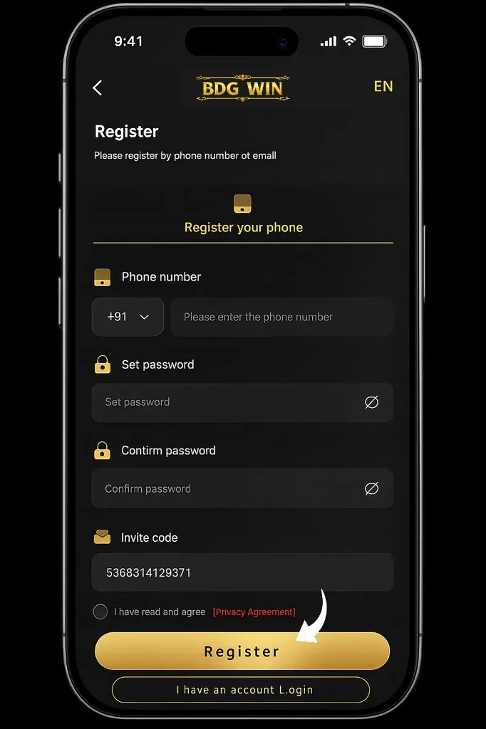 How to Register on BDG Game Easily?